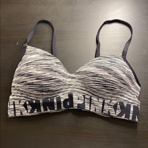 Pink lightly lined bralette